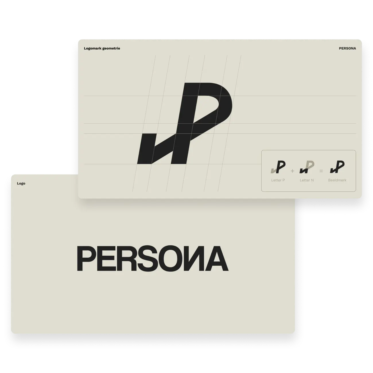 Persona logo ontwerp